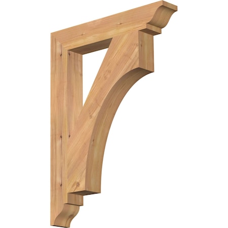 Ekena Millwork Westlake Traditional Smooth Bracket, Western Red Cedar, 3 1/2"W x 22"D x 30"H BKT04X22X30WTL01SWR